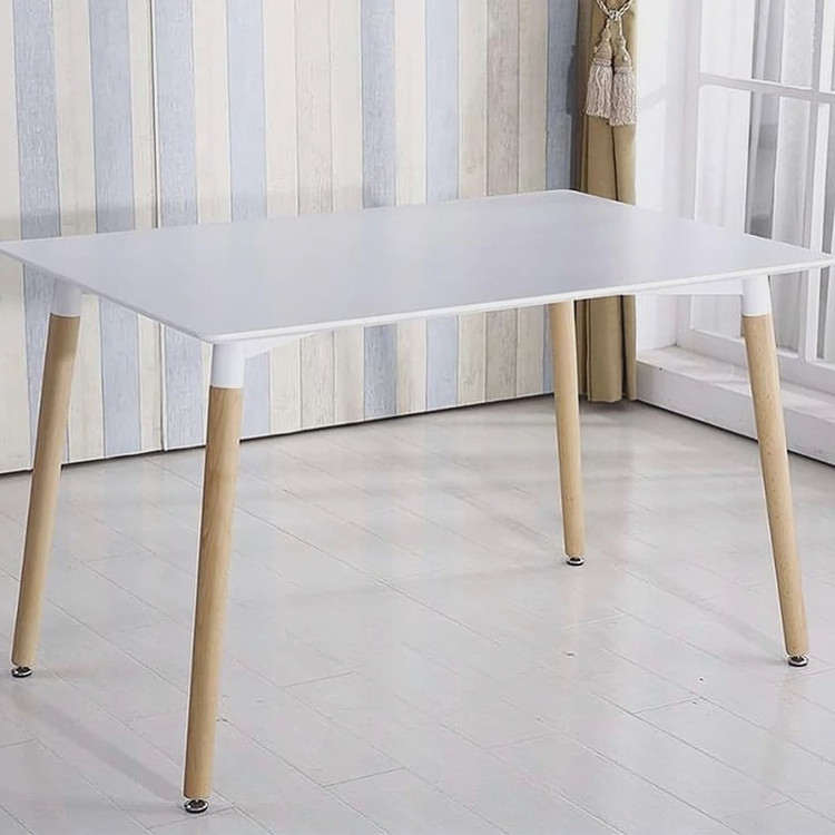 میز غذاخوری 6 نفره به سایز 80 در 120 صفحه وکیوم ضد خش)