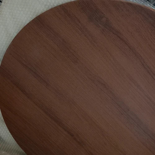 میز نهارخوری گرد ام دی اف روکش وکیوم ،