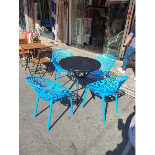 میز صندلی 4نفره شاخ وبرگی کامپیران رسا