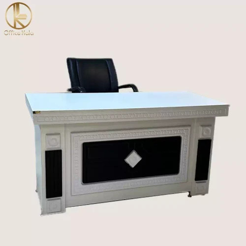 میز اداری و کارمندی مدل غزال وکیوم دو کشو ابعاد 140در 70