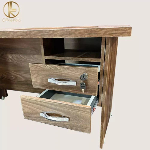 میز اداری و کارمندی مدل آراد دو کشو ابعاد 140 در 70