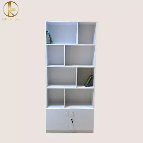 کتابخانه و شلف دیواری و جا پرونده ای چوبی برند کامپیران رسا