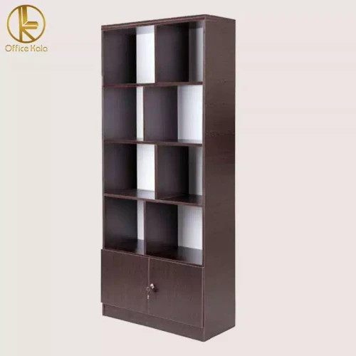 کتابخانه و شلف دیواری و جا پرونده ای چوبی برند کامپیران رسا