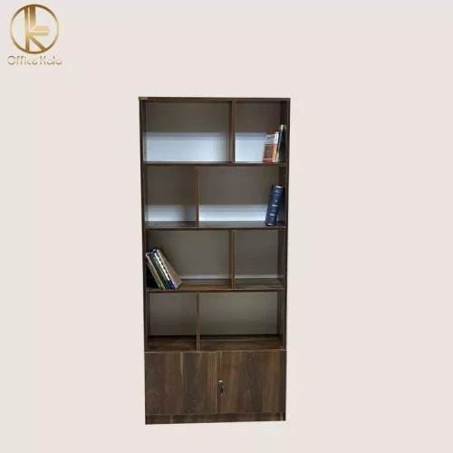 کتابخانه و شلف دیواری و جا پرونده ای چوبی برند کامپیران رسا