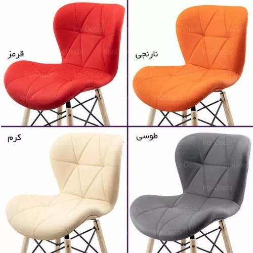 صندلی اپن کانتر جزیره بار پیشخوان مدل پایه چوبی زین اسبی