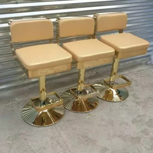 صندلی اپن کانتر جزیره بار پیشخوان مدل تیگو طلایی فورتیک