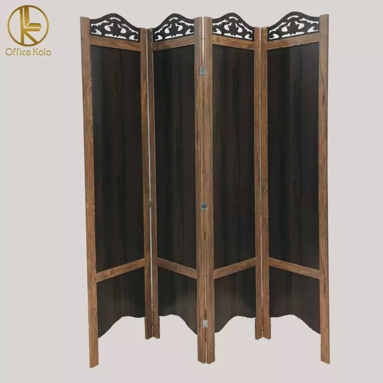 ،پارتیشن و پاراوان چوبی رنگ قهوه ای روشن سایز 180 در 180 برند کامپیران رسا